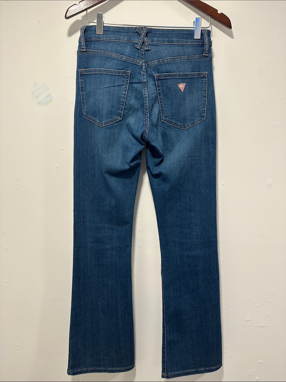 Guess Dark Blue Mid Rise Bootcut Jeans 368 - Picture 3 of 7